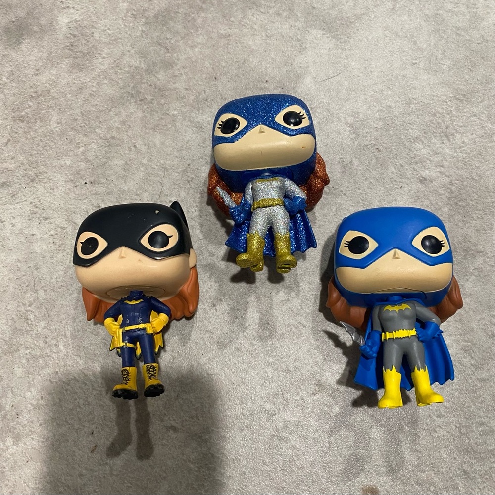 Funko Batgirl Figures - Blue, Black, Yellow, Diamond